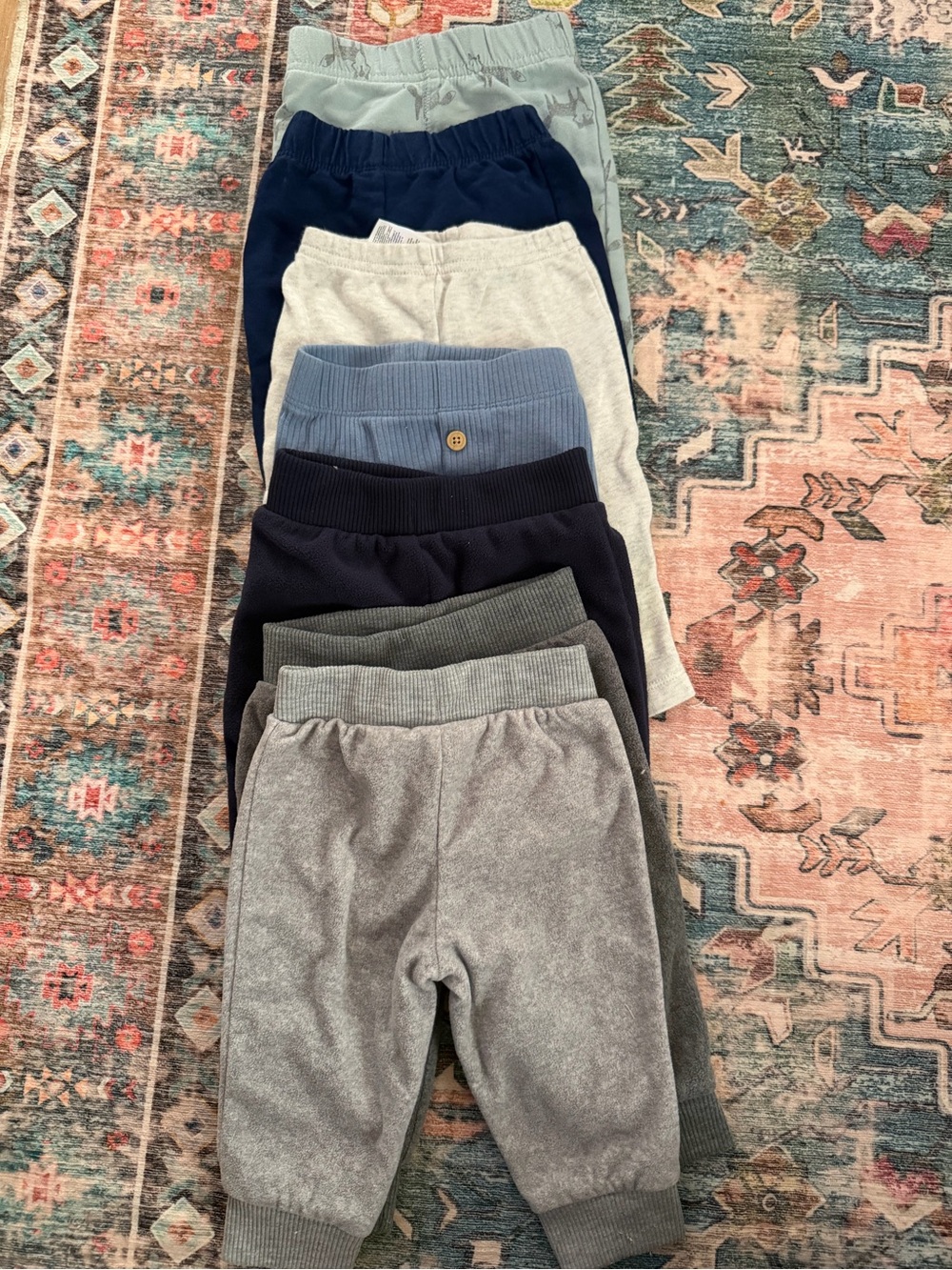 Baby Neutral Mixed-Color Jogger Bottoms - Bundle